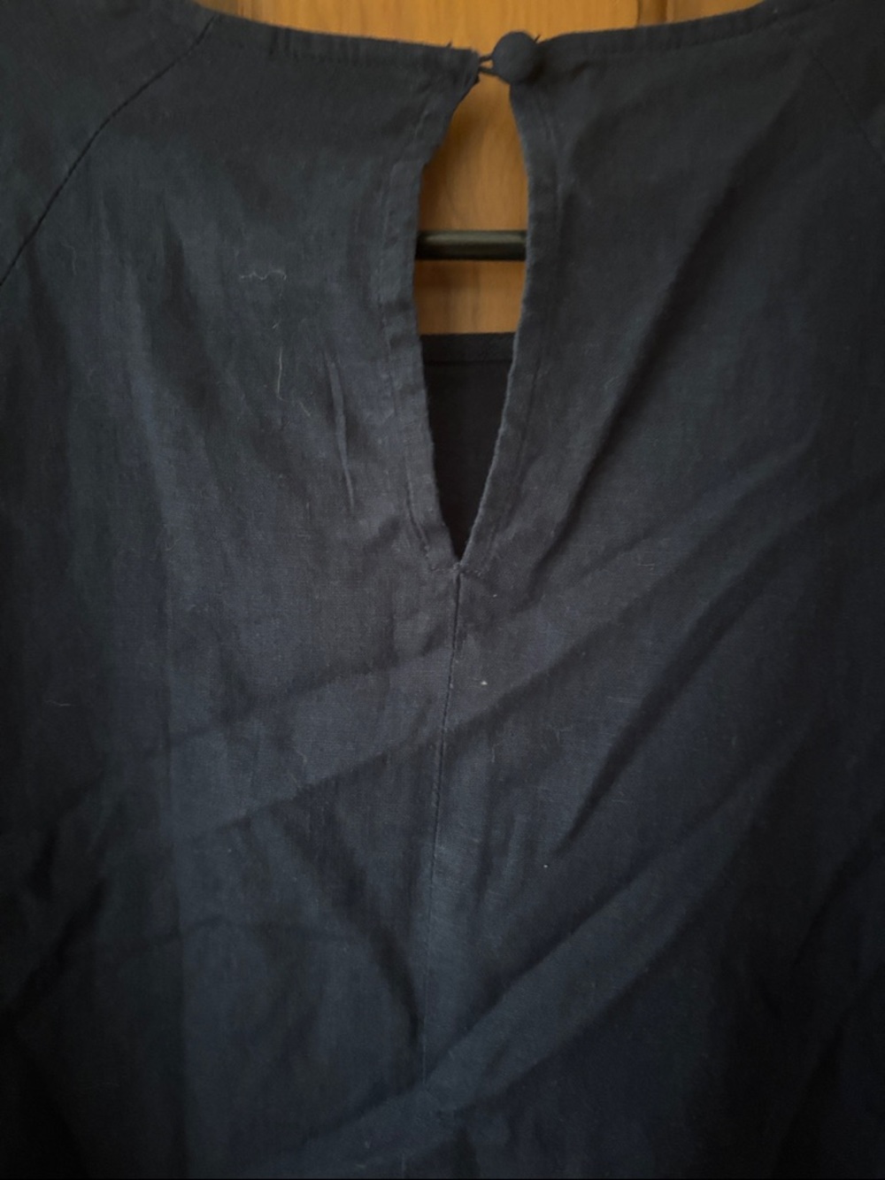 NWT Banana Republic Navy Drawstring Hem Short Sleeve Crop Top - Picture 4 of 5